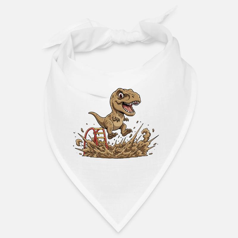 Dino Sprung im Schlamm Bandana