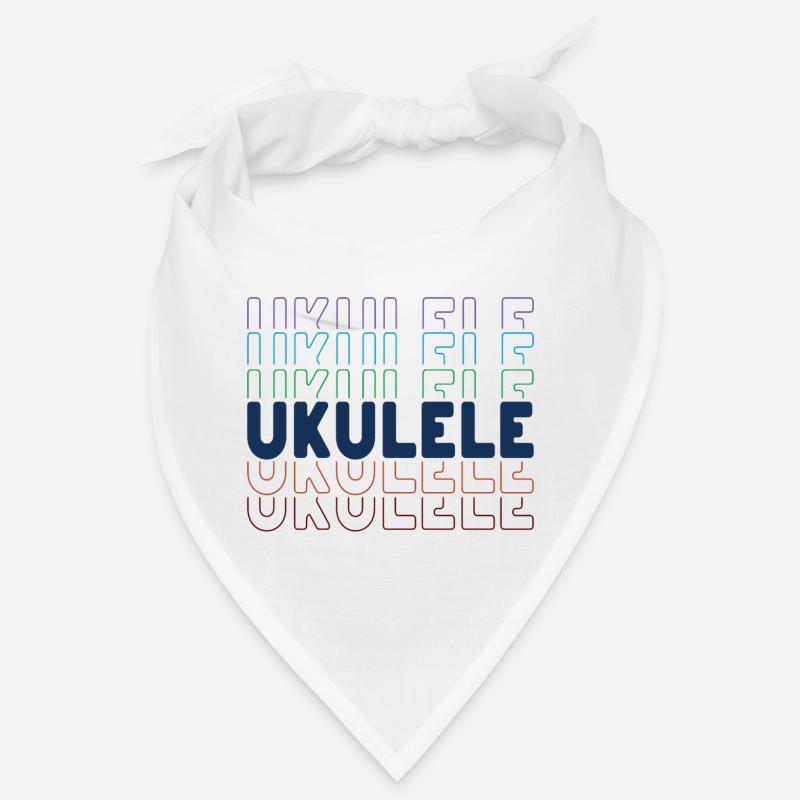 Ukulele typography Bandana
