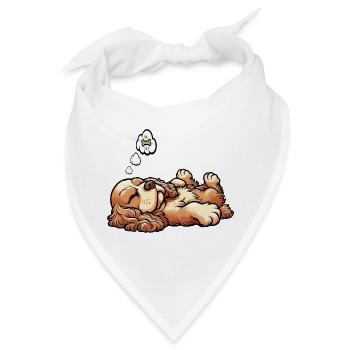 Cocker Spaniel Cockerhund Cocker Spaniel Besitzer - Bandana - Weiß - Vorne