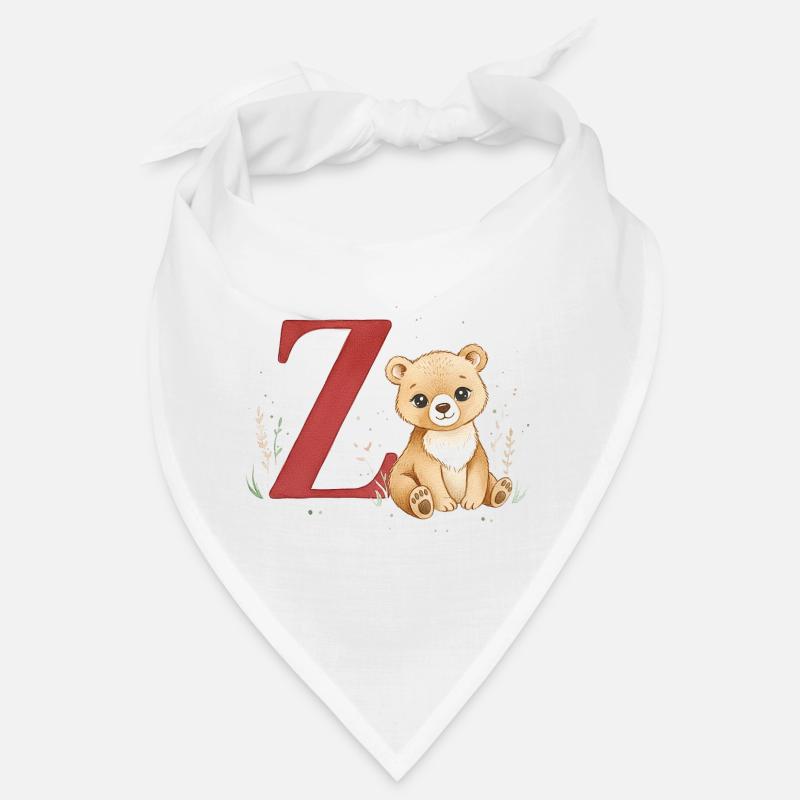 Z-Bärchen: Großes Z mit Bärchen Bandana