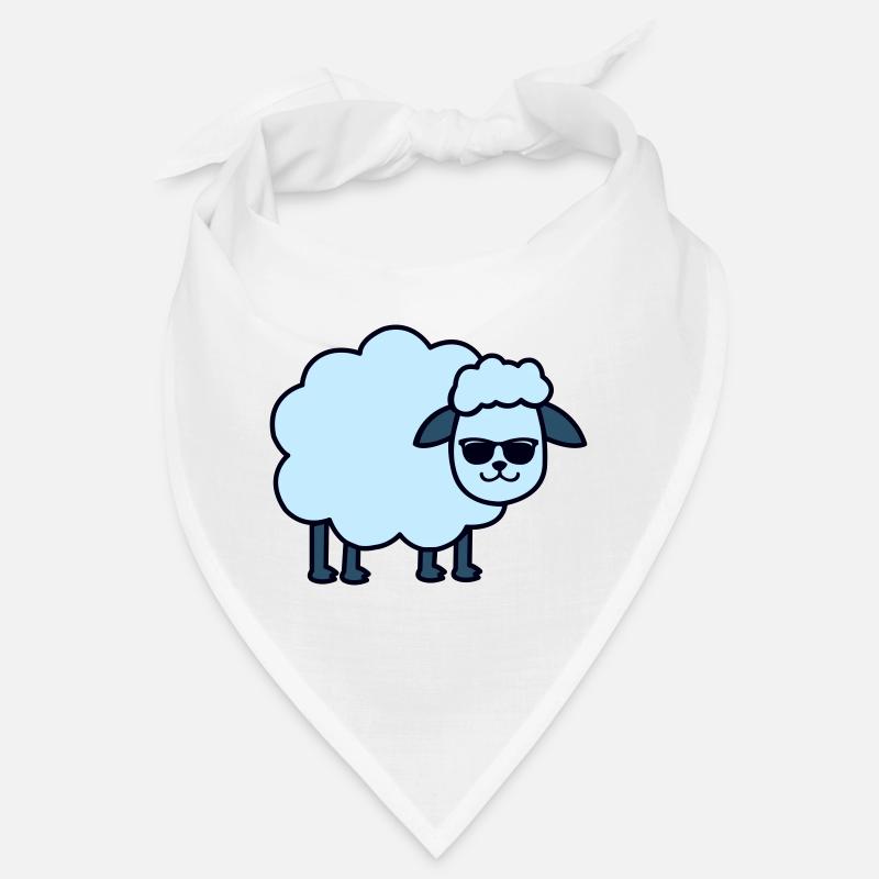 Lunettes de soleil Bleu mouton Bandana
