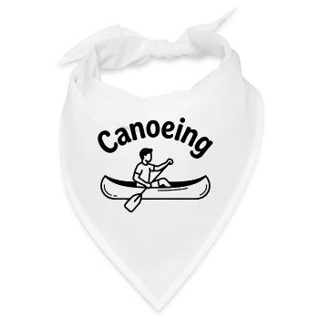 Kanufahren - Bandana - Weiß - Vorne
