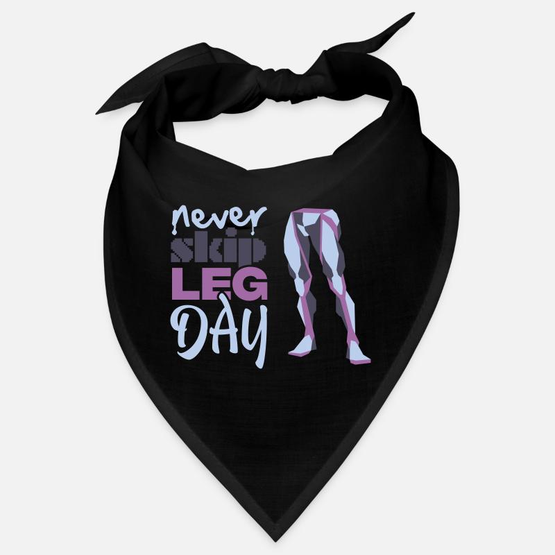 Graphique Never Glid Leg Day Bandana