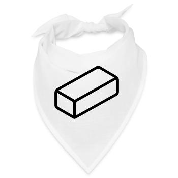 Ziegel - Bandana - Weiß - Vorne