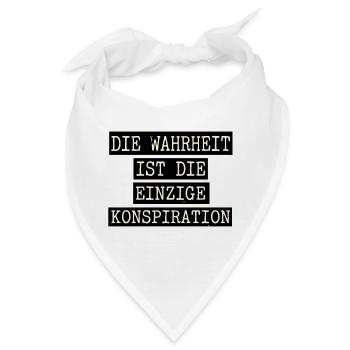 Mehr Wahrheit - Bandana - Weiß - Vorne