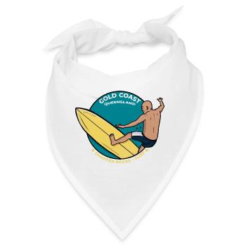 Gold Coast Queensland Snapper rockt tropische Brandung - Bandana - Weiß - Vorne