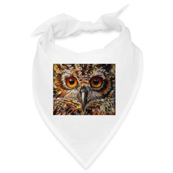 Wise Owl - Bandana - Weiß - Vorne