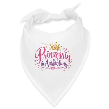 Prinzessin in Ausbildung - Tochter - Bandana - Weiß - Vorne