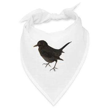 Amsel - Bandana - Weiß - Vorne