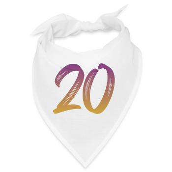 20 - Bandana - Weiß - Vorne