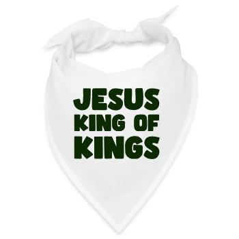 Jesus König der Könige - Bandana - Weiß - Vorne