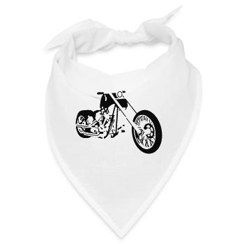 Chopper - Bandana - Weiß - Vorne