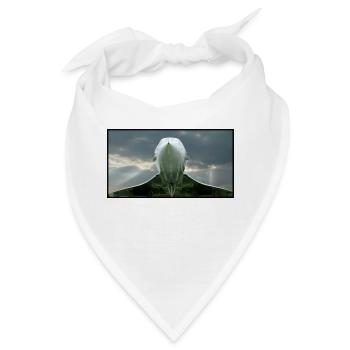 concorde & Sonnenstrahlen 120dpi - Bandana - Weiß - Vorne