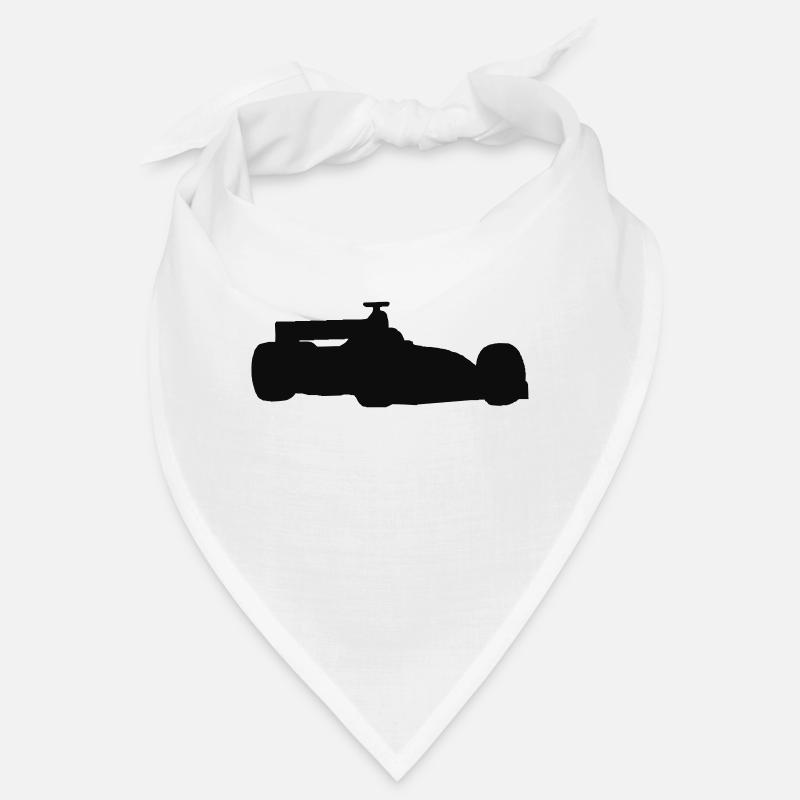 F1 voiture de course silhouette Bandana