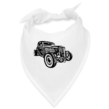 Hot Rod - Bandana - Weiß - Vorne