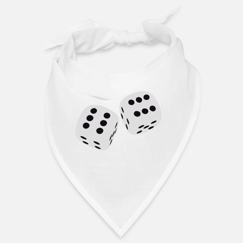 Cubes - Bandana - blanc