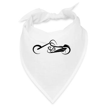 Chopper - Bandana - Weiß - Vorne