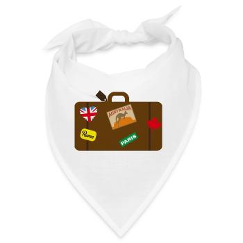 Weltreise - Bandana - Weiß - Vorne