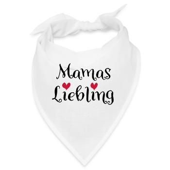 Mamas Liebling - Bandana - Weiß - Vorne