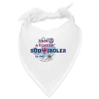 I BIN A ECHTER SÜDTIROLER - Bandana - Weiß - Vorne