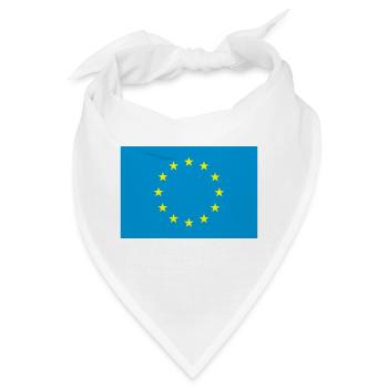 EU / European Union - Bandana - Weiß - Vorne