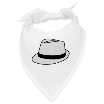Hut - Bandana - Weiß - Vorne