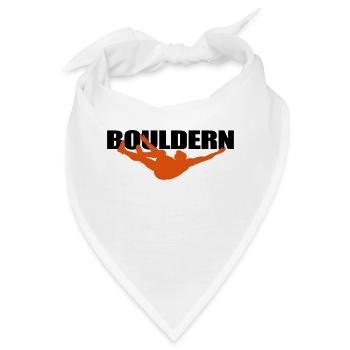Sport "Bouldern" mit Kletterer - Bandana - Weiß - Vorne