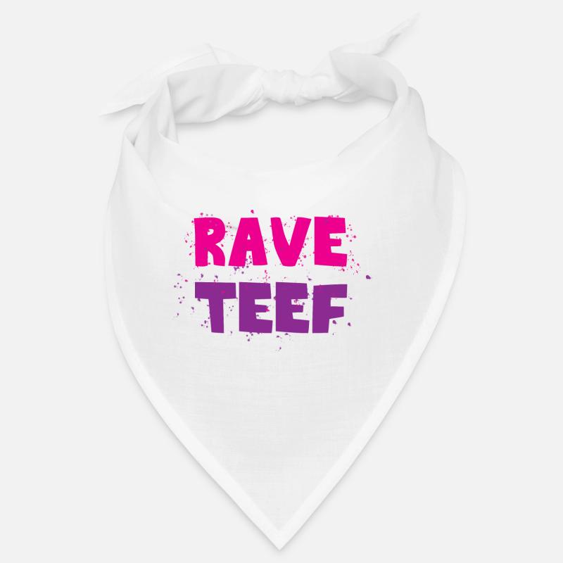 Rave teef - Bandana - white