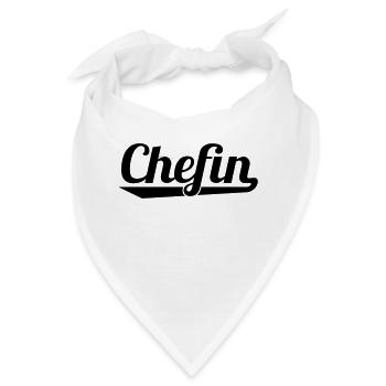 Chefin - Bandana - Weiß - Vorne