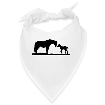Einhorn - Einhörner - Bandana - Weiß - Vorne