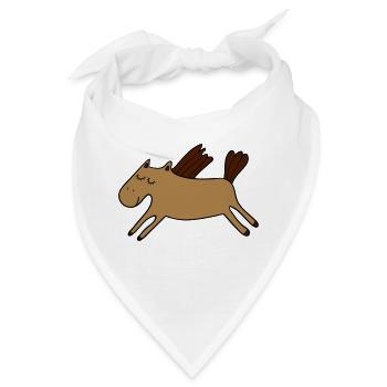 Pony - Bandana - Weiß - Vorne