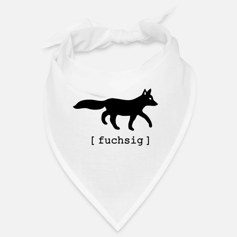 Fuchs fuchsig wild tier - Bandana - Weiß