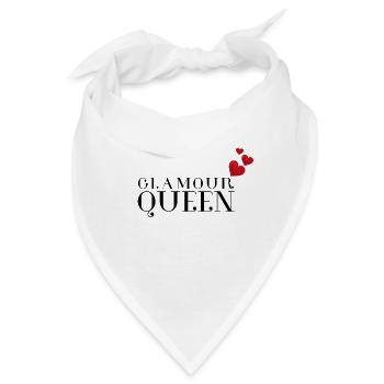 Glamour Queen - Bandana - Weiß - Vorne