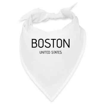 Boston - Bandana - Weiß - Vorne