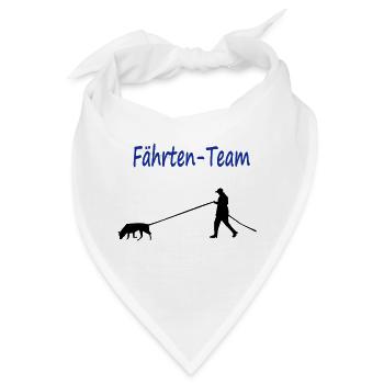 Faehrtenhund_cb - Bandana - Weiß - Vorne