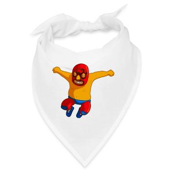 wrestling wrestler sumo boxers boxing23 - Bandana - Weiß - Vorne