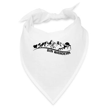 bin wandern - Bandana - Weiß - Vorne