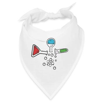 Chemie Reagenzglas Humpen Chemistry Physik - Bandana - Weiß - Vorne