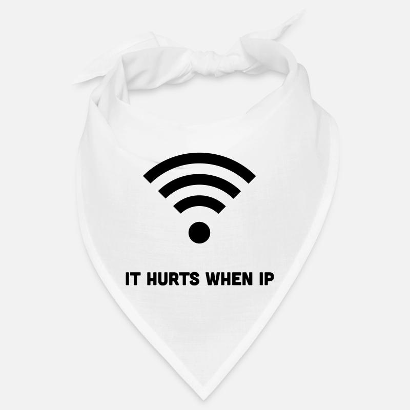 WIFI IT HURTS WHEN IP Bandana