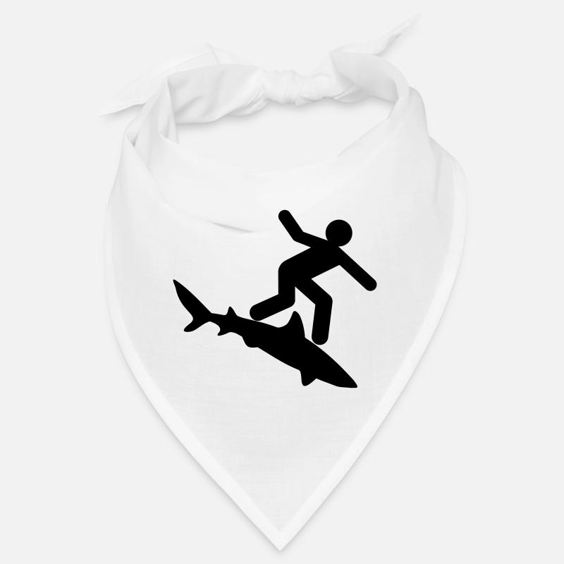 Hai - Surfer auf Hai Bandana