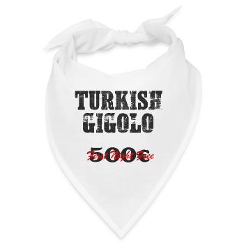 Herren Shirt TURKISH Gigolo - Bandana - Weiß - Vorne