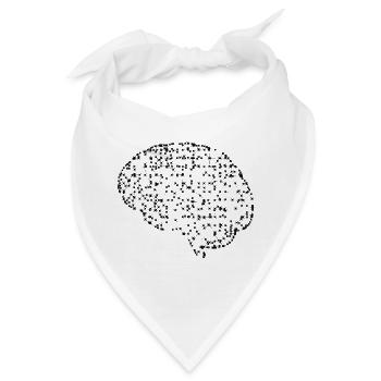 Brain - Bandana - Weiß - Vorne
