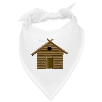 building house homes architektur haus gebaeude295 - Bandana - Weiß - Vorne