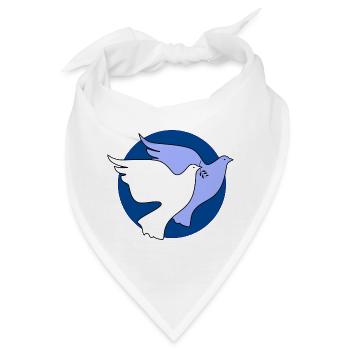 weltfrieden auf erden world peace on earth love57 - Bandana - Weiß - Vorne