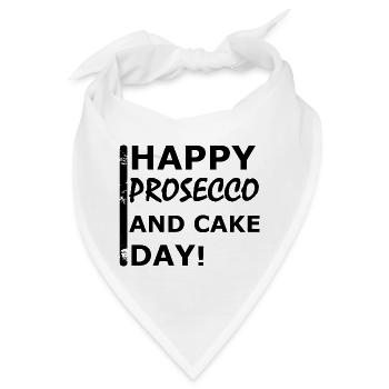 Happy Prosecco - Bandana - Weiß - Vorne