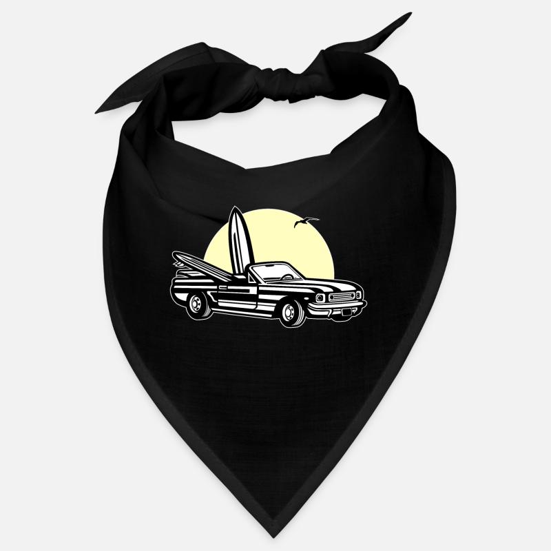 Muscle Car Sunset 01_dreifarbig Bandana