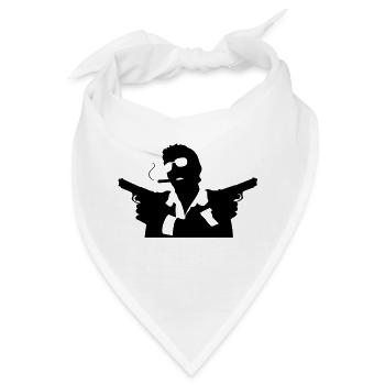 Auftragsmörder für die Mafia - Bandana - Weiß - Vorne