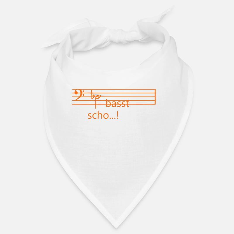 Des basst scho...! - Bandana - Weiß