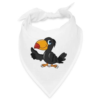 Toucan Tukan - Bandana - Weiß - Vorne