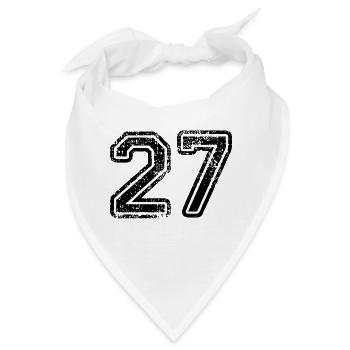 27 - Bandana - Weiß - Vorne
